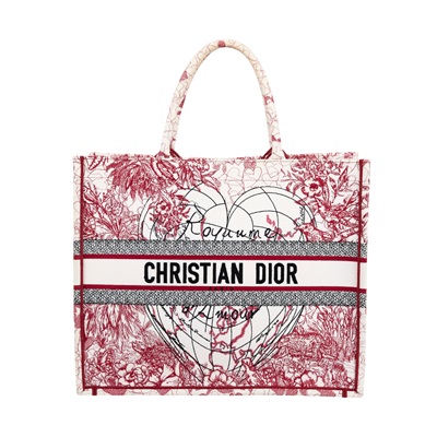 迪奧 CHRISTIAN DIOR Book Tote 中型 托特包 Dior Oblique M1296ZRHT  無附屬品