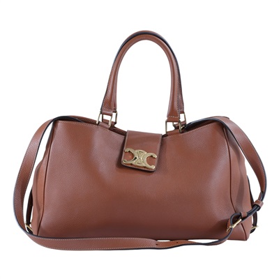 思琳 CELINE Apolline 手提包 中型 114963FK6 焦糖凱旋APPOLINE MEDIUM　擦傷 無附屬品