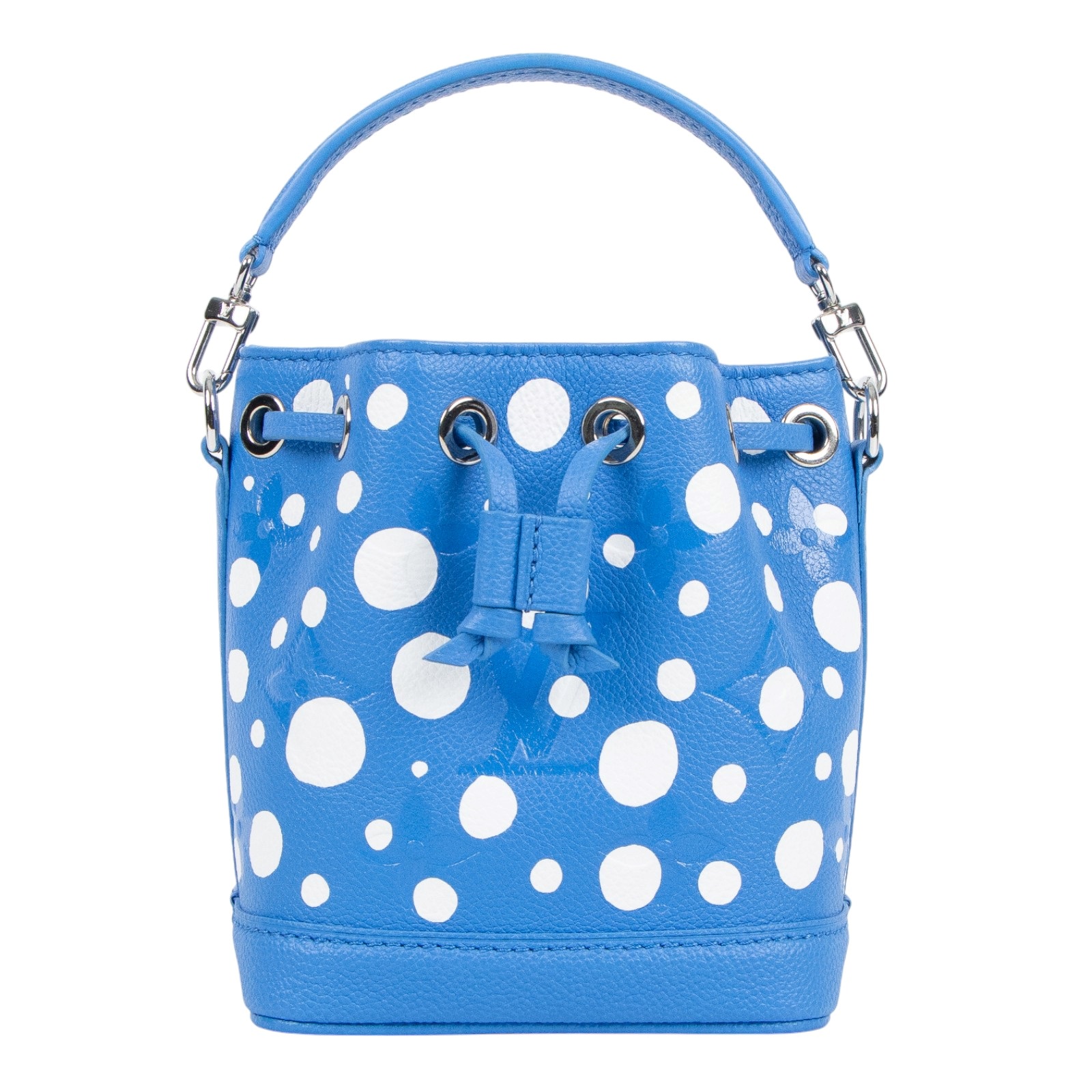 路易威登 LOUIS VUITTON Nano Noé 草間彌生聯名 束口水桶包 M81985 晶片款  原廠盒子/防塵袋/購買證明