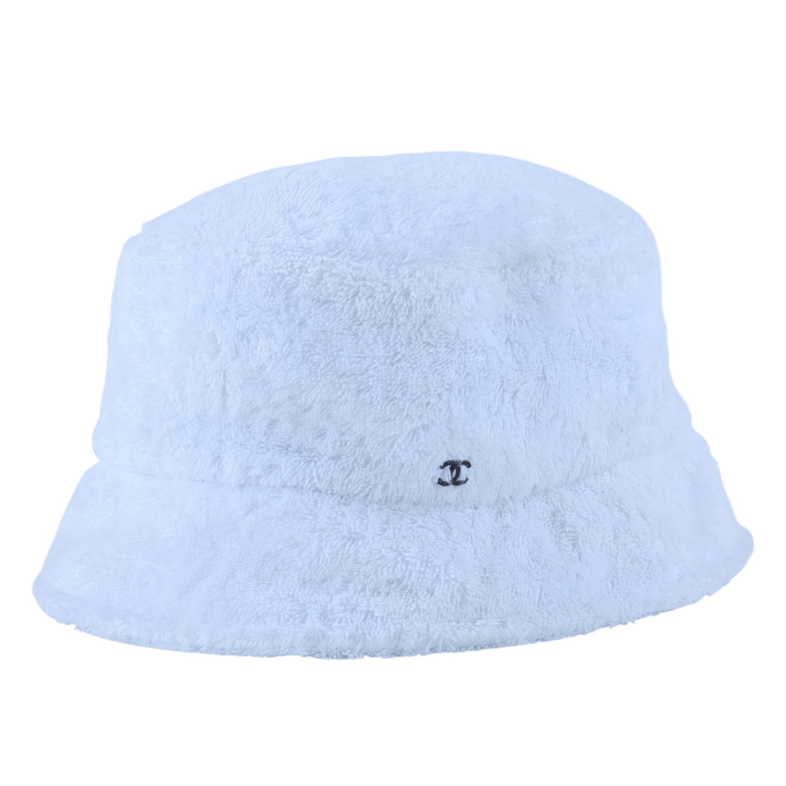 香奈兒 CHANEL CC 漁夫帽  白毛毛漁夫帽 防塵袋