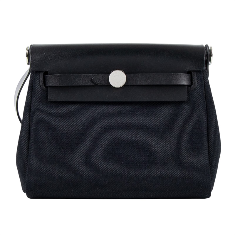 愛馬仕 Hermes Herbag Zip 20 HER20 W刻 黑HERBAG20 無附屬品