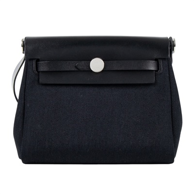 愛馬仕 Hermes Herbag Zip 20 HER20 W刻 黑HERBAG20 無附屬品