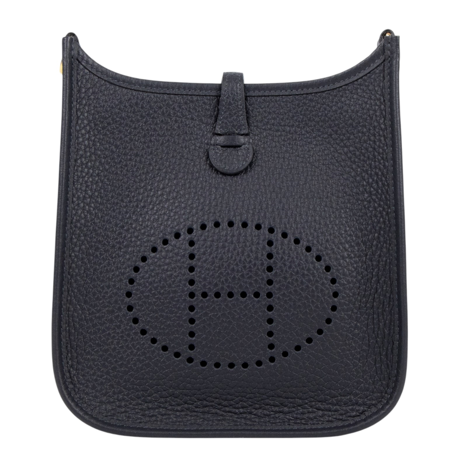 愛馬仕 Hermes Evelyne Bag Mini 伊芙琳包 Evelyne 16 黑色 金色五金 H069426CC89 H069426CC  防塵袋/原廠盒子