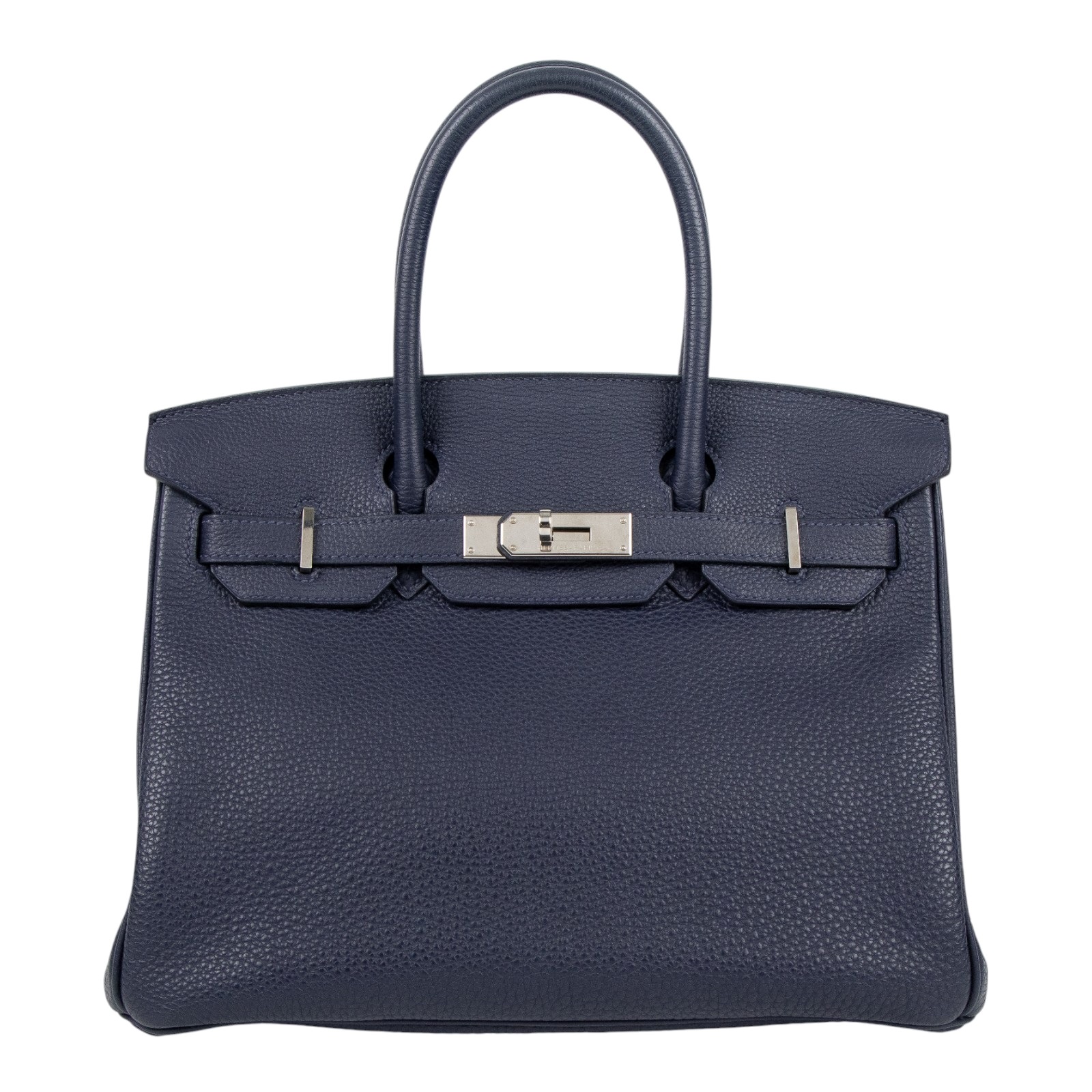 愛馬仕 Hermes Birkin Bag 柏金包 30 BK30 T刻 深藍BIRKIN30 原廠盒子(盒子破損)/鎖組