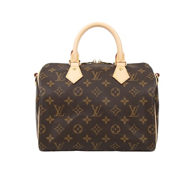 路易威登 LOUIS VUITTON Speedy Bandoulière 25  波士頓包 手提包 經典帆布 M46977 晶片款  防塵袋