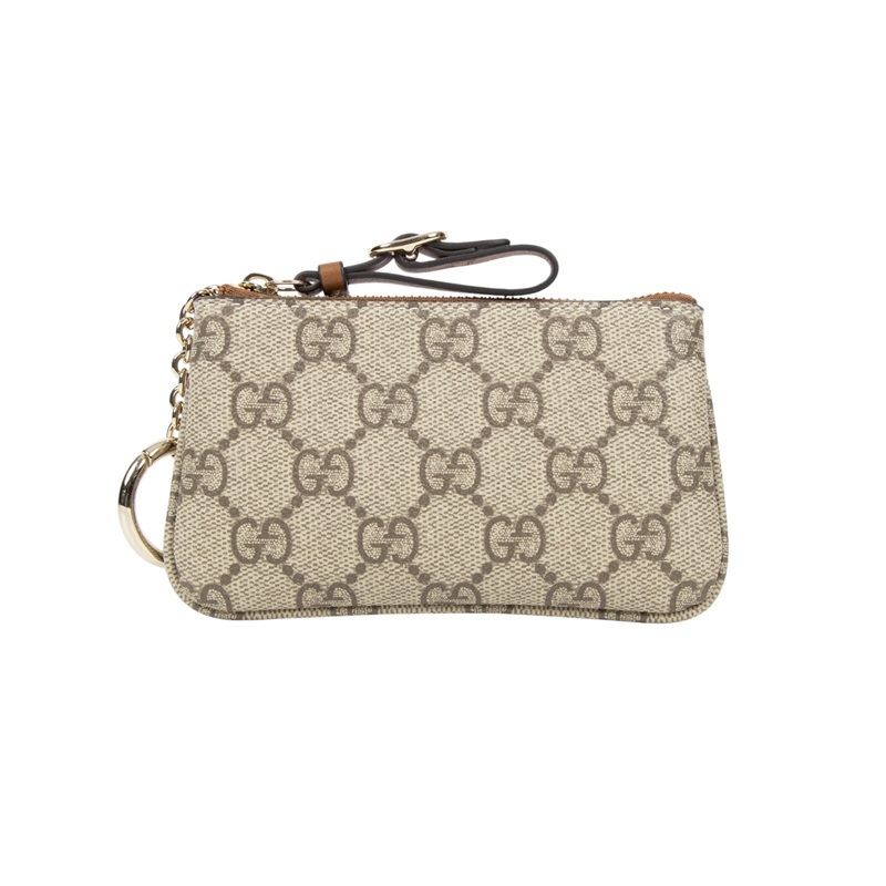 古馳 GUCCI GG Emblem 拉鍊 鑰匙包 ‎819113 FAD6L G紋拉鍊鑰匙包 無附屬品