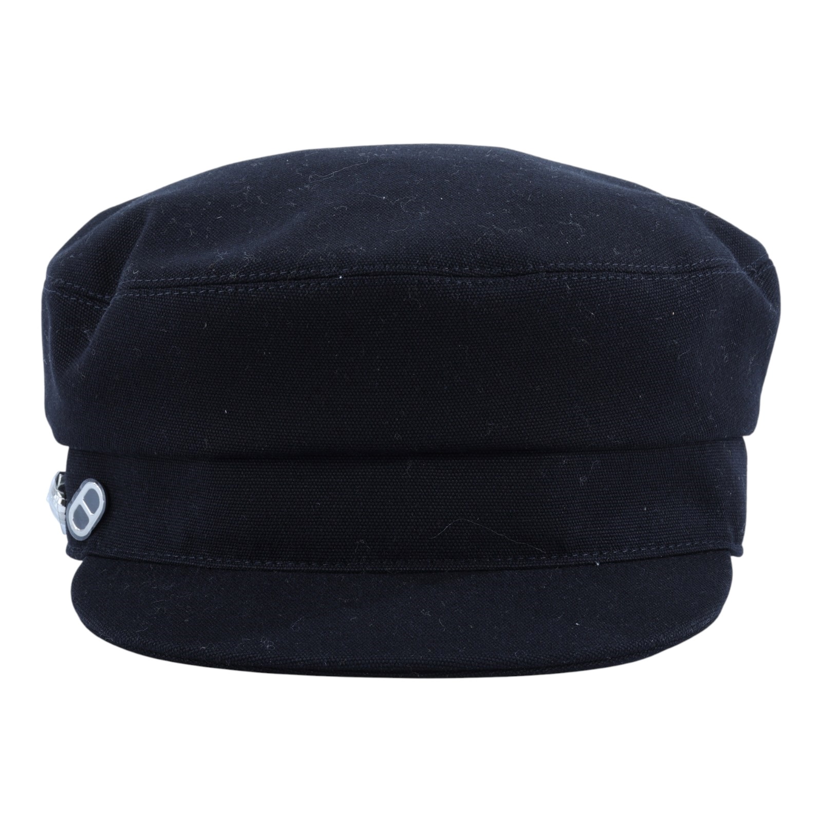 愛馬仕 Hermes Giulietta Clou de Selle 帽 H232042Nv0258 232042N 0258 黑羊毛報童帽#58 無附屬品