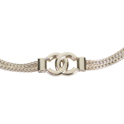 香奈兒 CHANEL CC LOGO 項鍊 鎖骨鍊 A24B 金色雙C頸鍊 原廠盒子/內襯