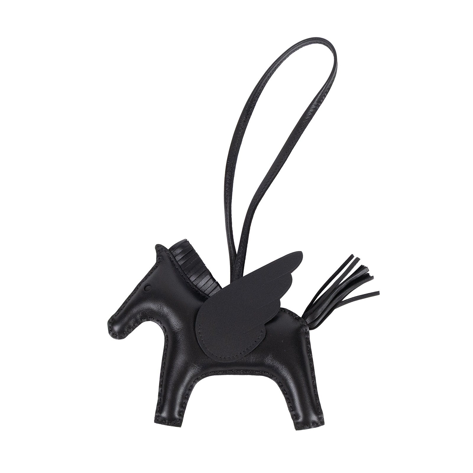 愛馬仕 Hermes Rodeo MM 飛馬 吊飾 黑色 H083011CAAU  B刻 SO BLACK飛馬RODEO MM 原廠盒子