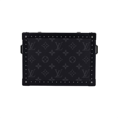 路易威登 LOUIS VUITTON Clutch Box 斜背 硬殼包 硬盒箱 Monogram Eclipse M20251 晶片款  原廠盒子/防塵袋/背帶/購買證明