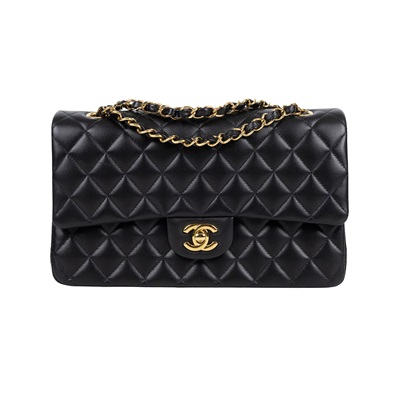 香奈兒 CHANEL CF 經典 11.12 口蓋包 A01112 Y01295 晶片款 黑羊COCO25 原廠盒子/防塵袋/台灣購買證明