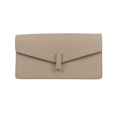 萬萊斯特 VALEXTRA Iside 鏈帶手拿 肩背包 WBES0080028LOC99 灰金ISIDE CLUTCH鍊包 無附屬品