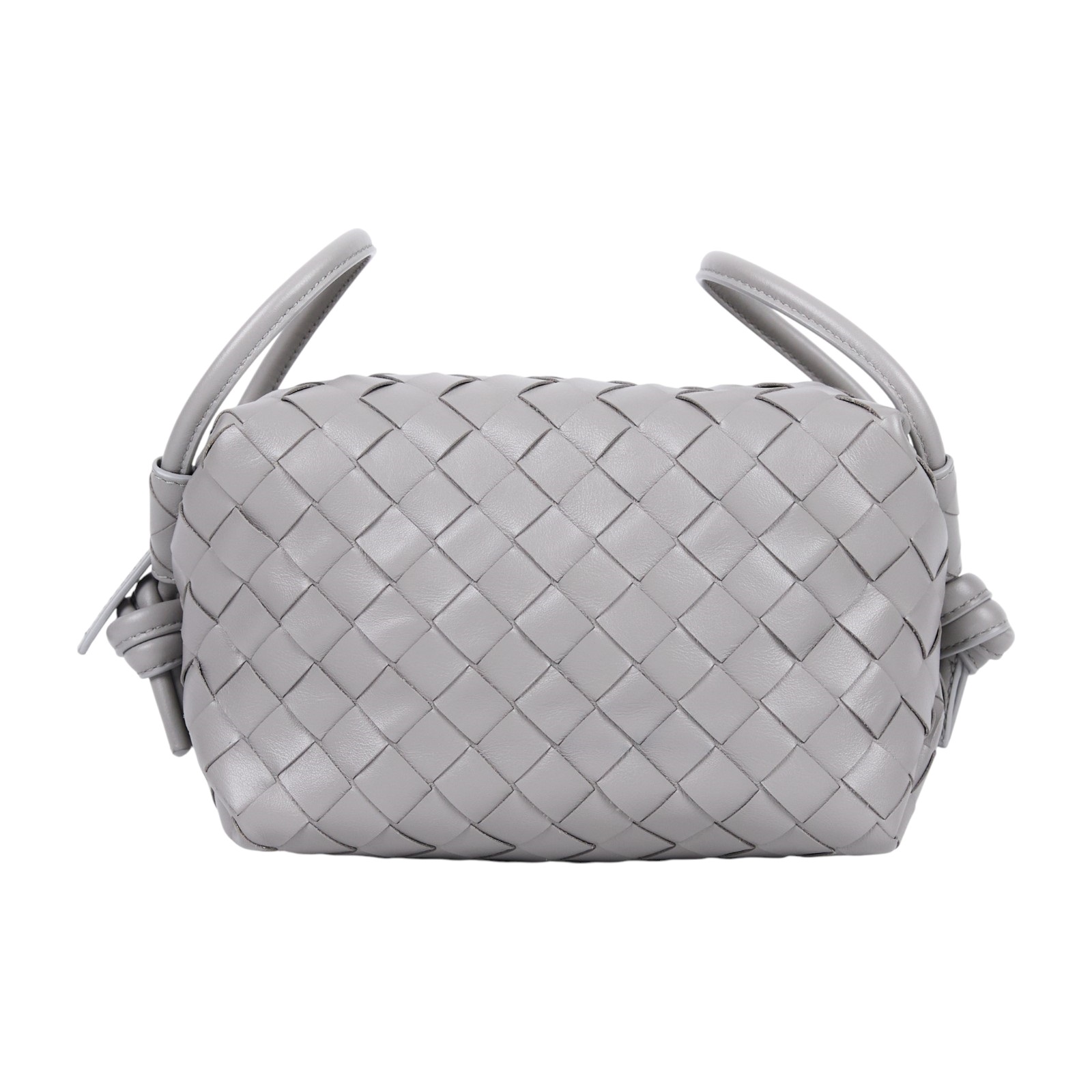 寶緹嘉 BOTTEGA VENETA Loop Top 編織 手提包 肩背包 796615V2HL1 灰TOP HANDLE LOOP 防塵袋