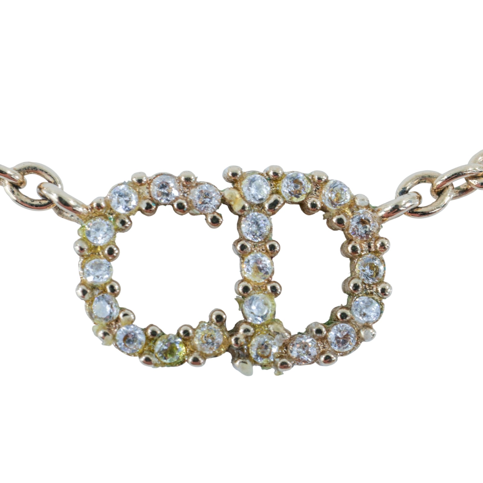 迪奧 CHRISTIAN DIOR Petit CD 項鍊 N2241WOMCY 金色Petit CD 項鍊 防塵袋/原廠盒子