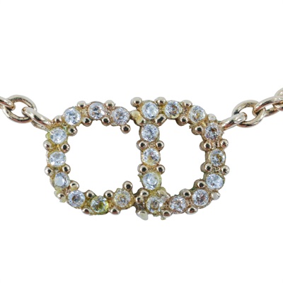 迪奧 CHRISTIAN DIOR Petit CD 項鍊 N2241WOMCY 金色Petit CD 項鍊 防塵袋/原廠盒子
