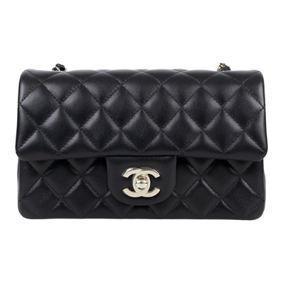 香奈兒 CHANEL CF 迷你 口蓋包 A69900 Y04059 晶片款 黑羊COCO20 原廠盒子/防塵袋/購買證明