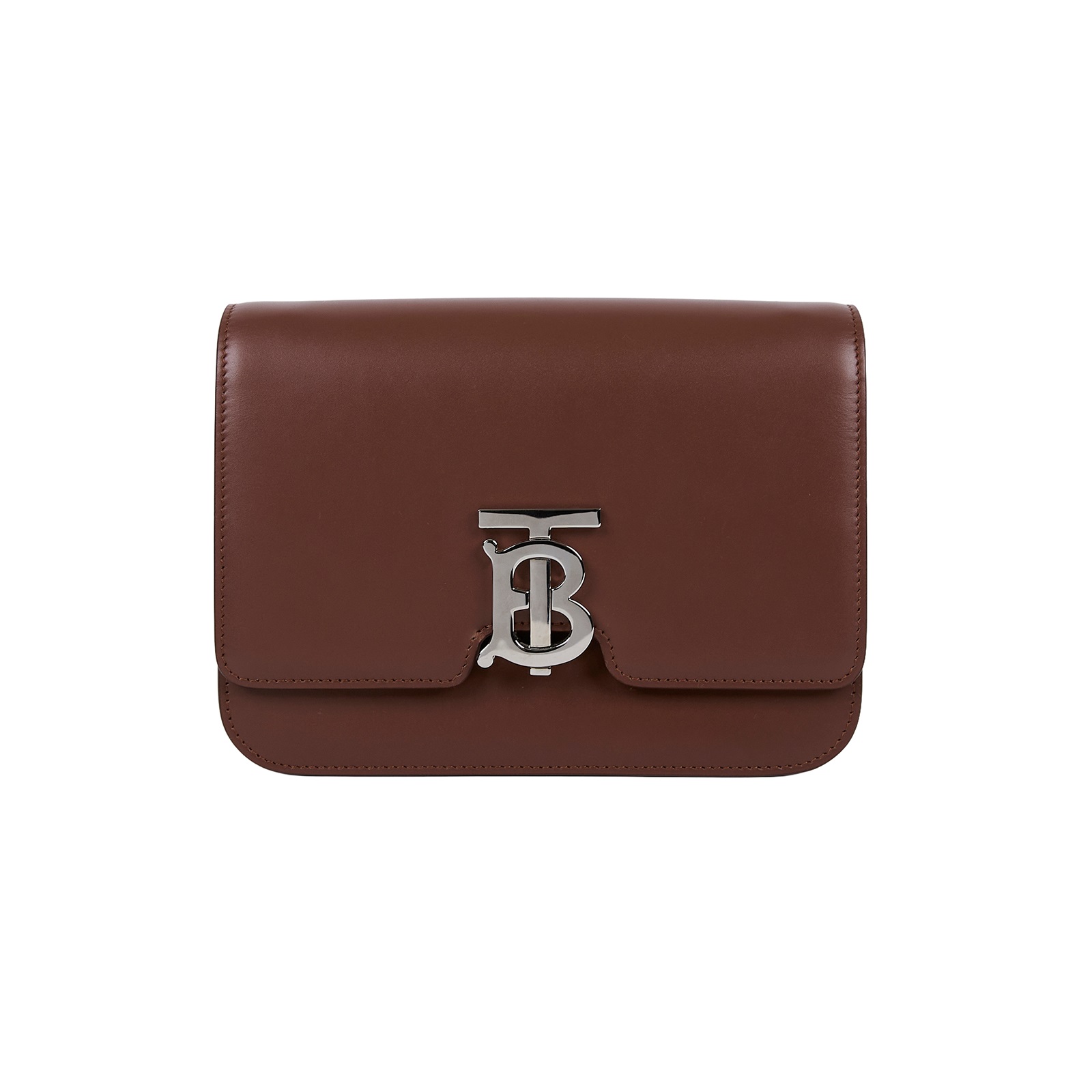 博柏利 BURBERRY TB 斜背包 手拿包 8027205 棕TB肩背包 防塵袋