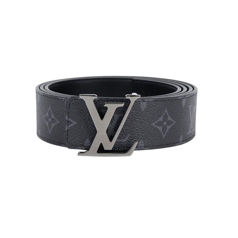 路易威登 LOUIS VUITTON LV Initiales 40毫米 雙面皮帶 M9043V 黑原花皮帶 防塵袋