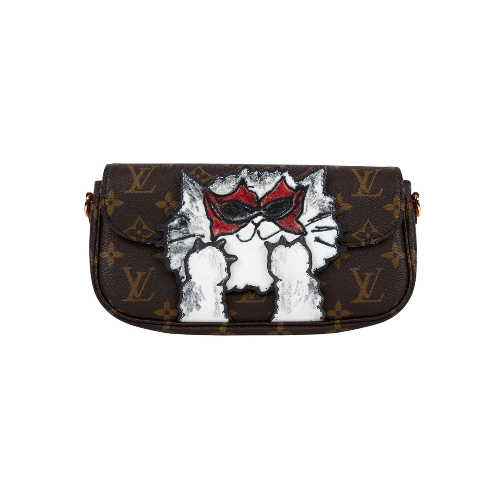 路易威登 LOUIS VUITTON Wallet on Chain 肩背包 手拿包 M15148 晶片款  原廠盒子/防塵袋/背帶/鍊帶