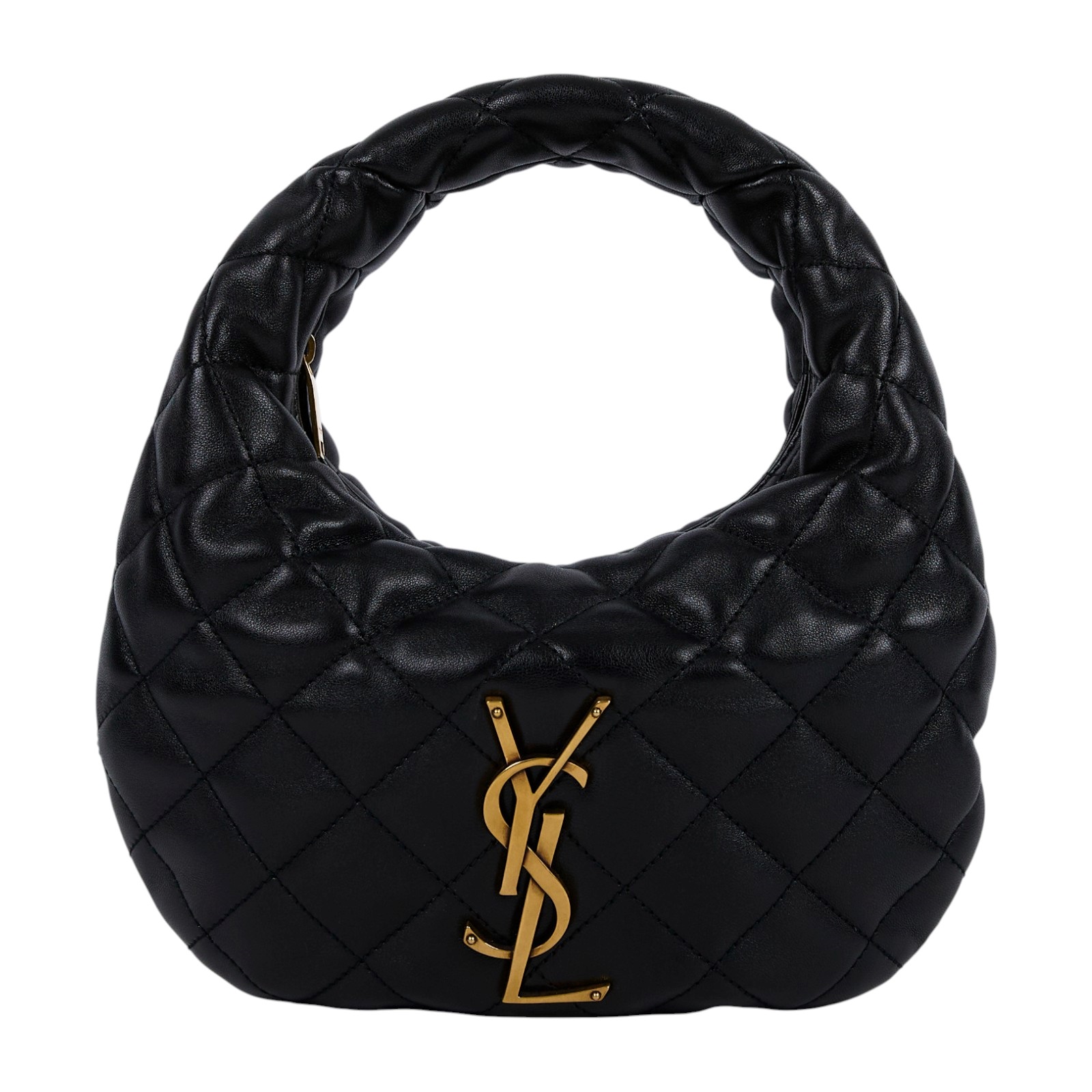 聖羅蘭 YSL SAINT LAURENT Icarino 絎縫 納帕皮 手提包 851689AAANG 黑ICARINO肩背包 原廠盒子/防塵袋/購買證明