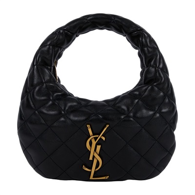 聖羅蘭 YSL SAINT LAURENT Icarino 絎縫 納帕皮 手提包 851689AAANG 黑ICARINO肩背包 原廠盒子/防塵袋/購買證明