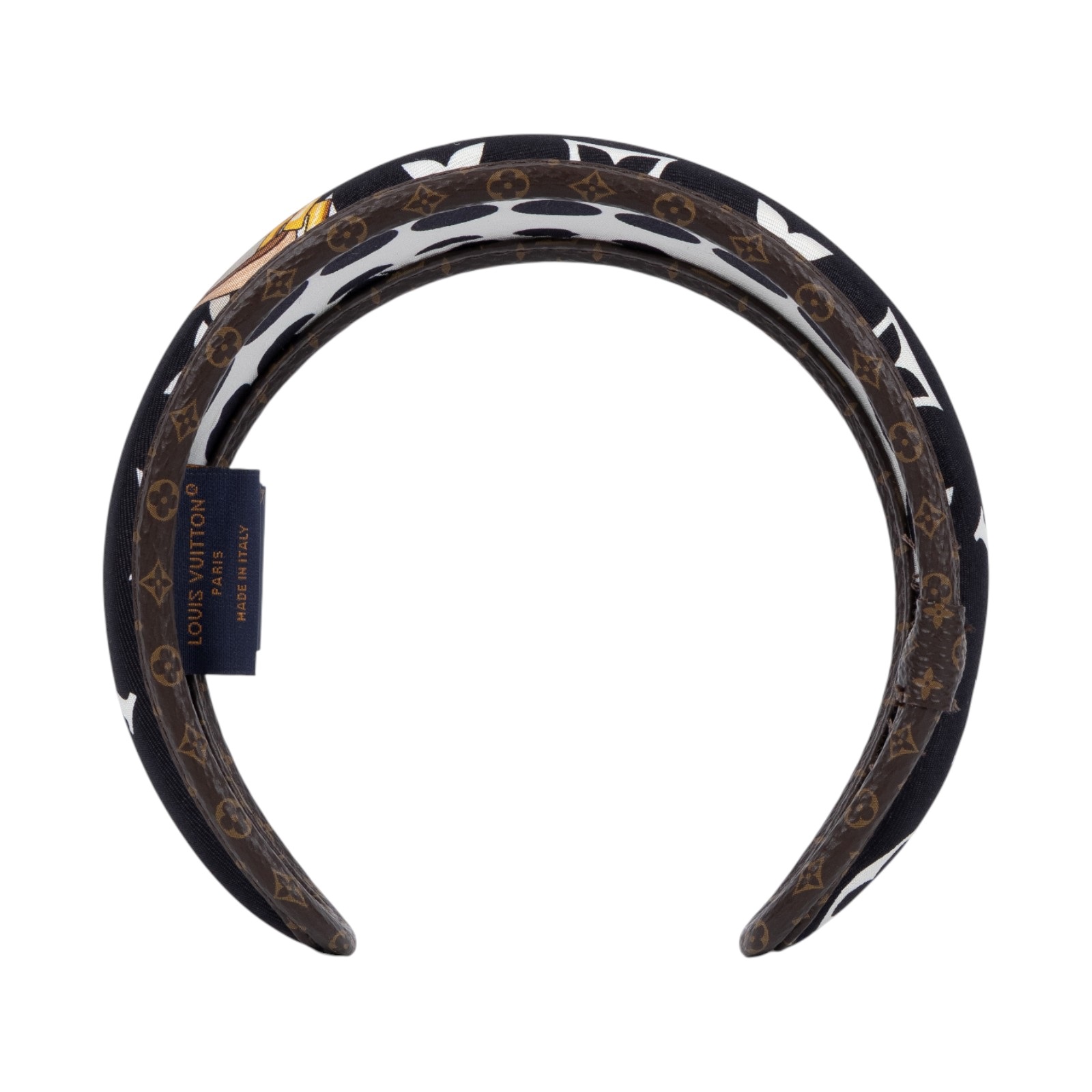 路易威登 LOUIS VUITTON 髮箍 髮飾 頭飾 M77394 黑白原花髮箍 無附屬品