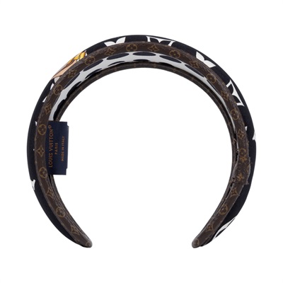 路易威登 LOUIS VUITTON 髮箍 髮飾 頭飾 M77394 黑白原花髮箍 無附屬品