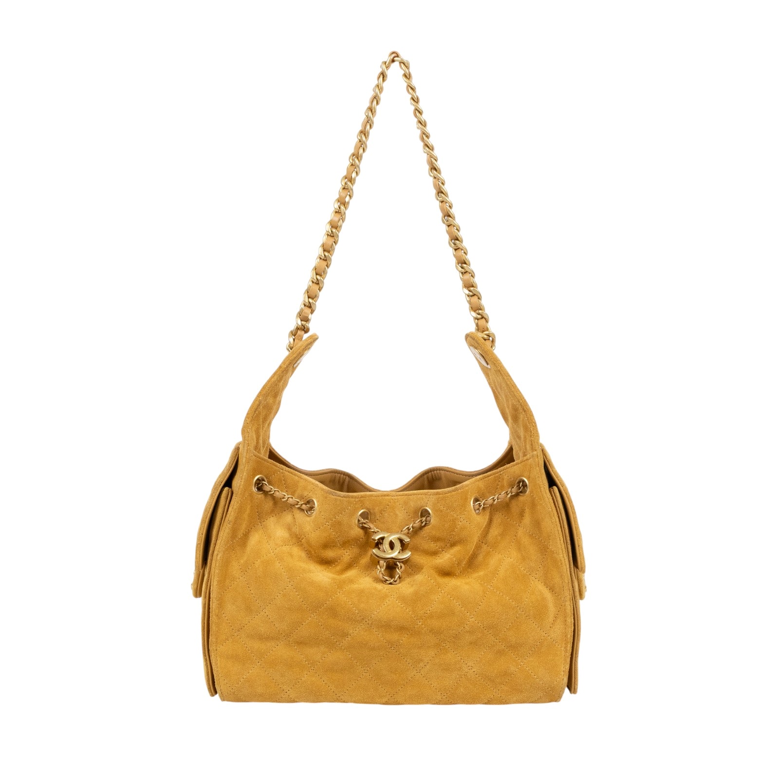 香奈兒 CHANEL 25 小型包 AS5293 B18799 晶片款 焦糖麂皮25包 小號 原廠盒子/防塵袋/購買證明