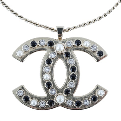 香奈兒 CHANEL CC LOGO 項鍊 5176811709190B23K 大雙C項鍊 原廠盒子/內襯