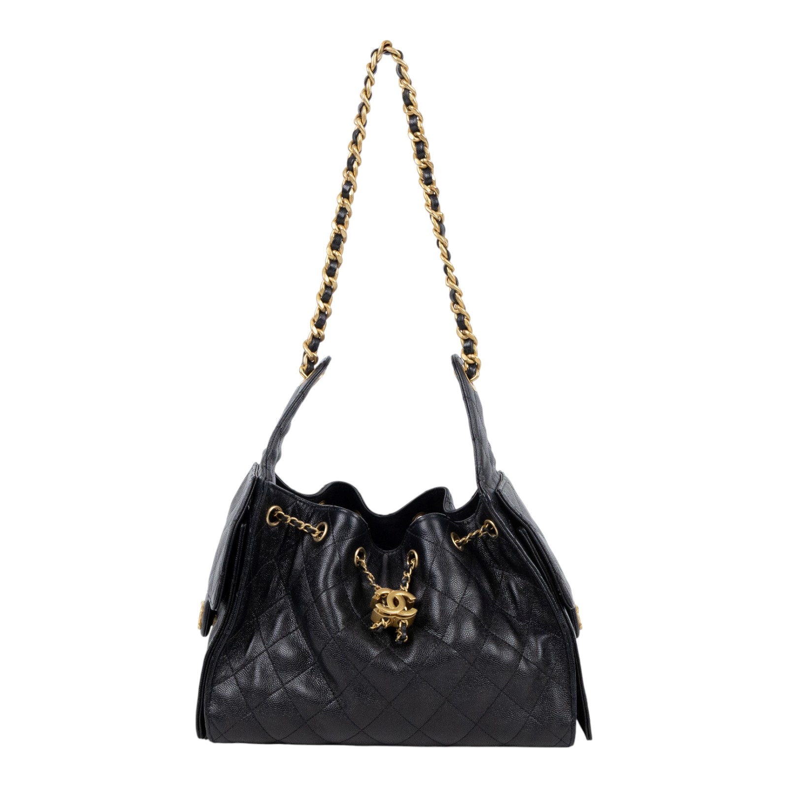 香奈兒 CHANEL 25 小型包 粒面牛皮 黑色 AS5293 B203049 黑荔枝25包 小號 原廠盒子/防塵袋/購買證明