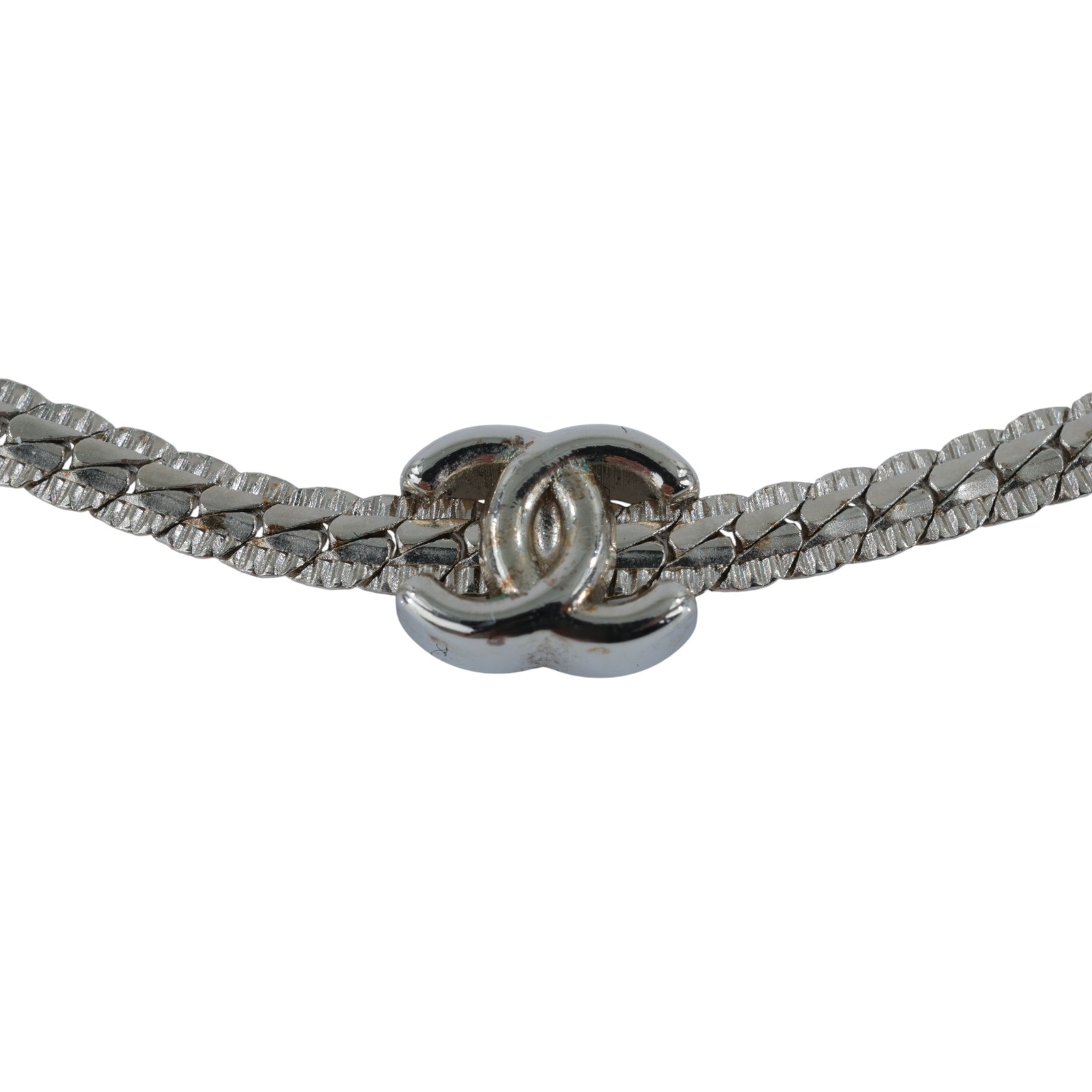 香奈兒 CHANEL CC LOGO 項鍊 頸鍊 鎖骨鍊 ABE254 B18058ABE254/A25V 淡金七花雙C項鍊 原廠盒子/內襯/購買證明影本