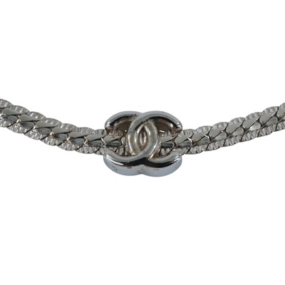 香奈兒 CHANEL CC LOGO 項鍊 頸鍊 鎖骨鍊 ABE254 B18058ABE254/A25V 淡金七花雙C項鍊 原廠盒子/內襯/購買證明影本