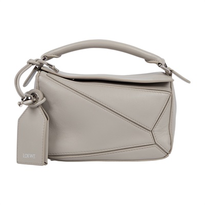 羅意威 LOEWE Puzzle mini 手提 肩背包 A510PLIX04 米灰PUZZLE MINI 原廠盒子/防塵袋/購買證明