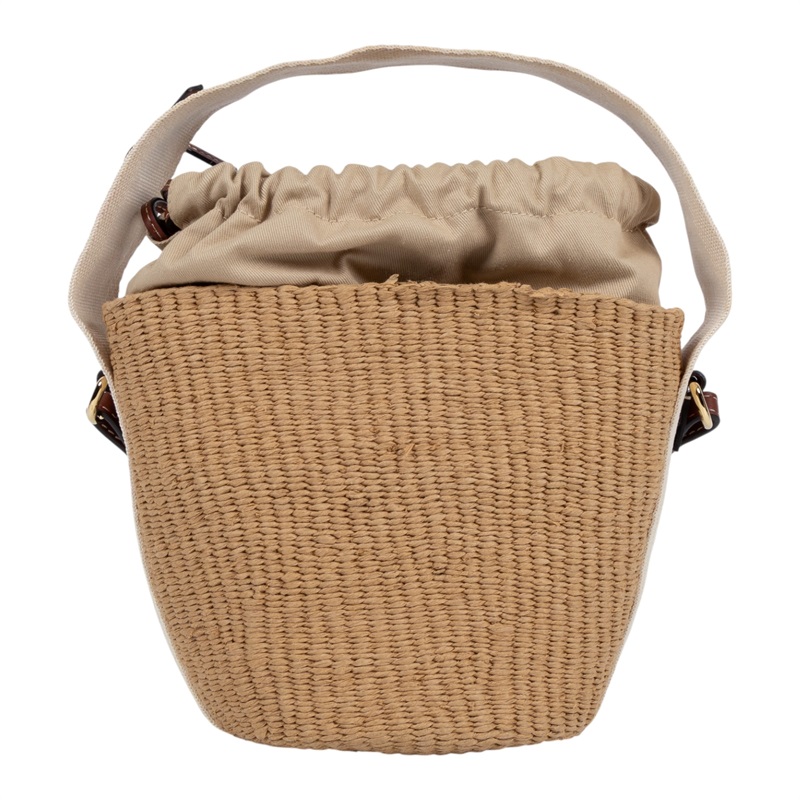 蔻依 CHLOE Woody Small 手提包  草編WOODY水桶包 防塵袋