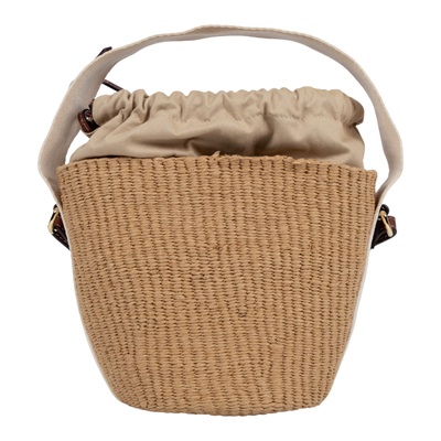 蔻依 CHLOE Woody Small 手提包  草編WOODY水桶包 防塵袋