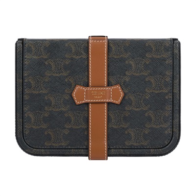 思琳 CELINE 標誌印花牛皮革 大型 珠寶盒 4M0382DIU 凱旋花紋珠寶盒 原廠盒子/防塵袋/購買證明影本