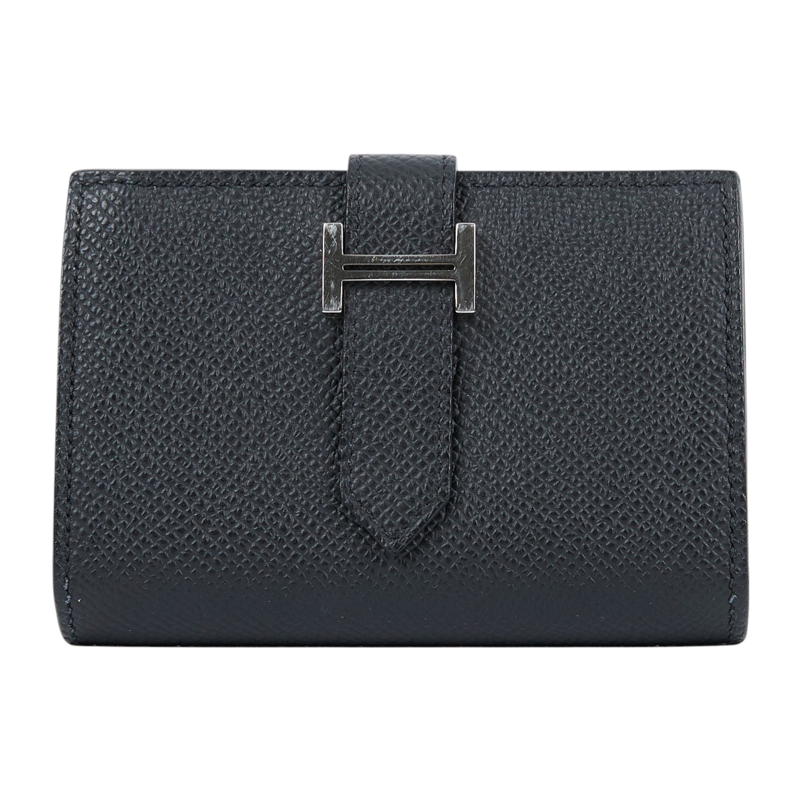 愛馬仕 Hermes Bearn 卡包 BEARNCARD W刻 黑BEARN卡包 無附屬品