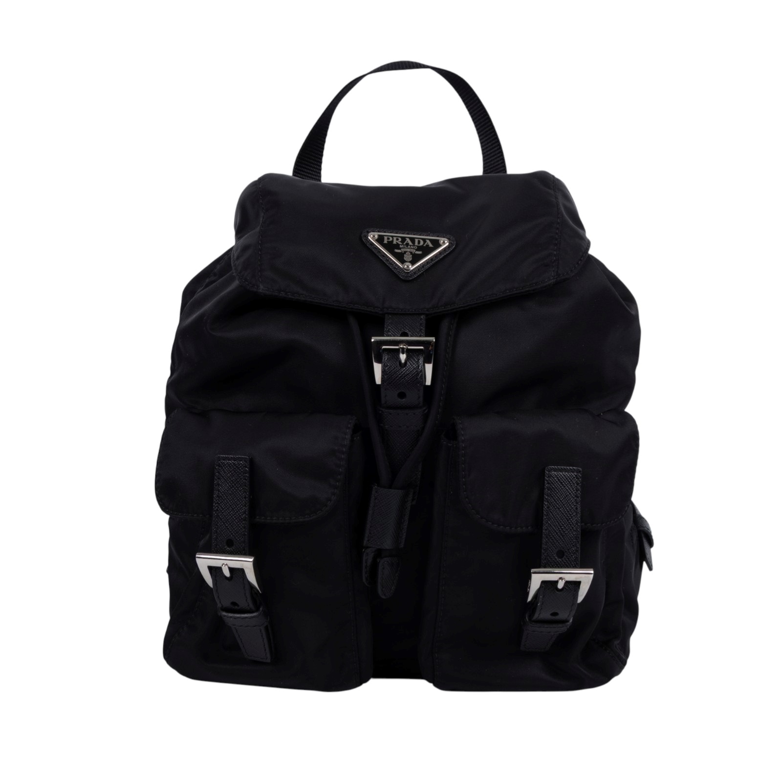 普拉達 PRADA Re-Nylon 背囊 小型 1BZ677_RV44 黑尼龍RE-NYLON後背包 小 防塵袋