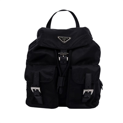 普拉達 PRADA Re-Nylon 背囊 小型 1BZ677_RV44 黑尼龍RE-NYLON後背包 小 防塵袋