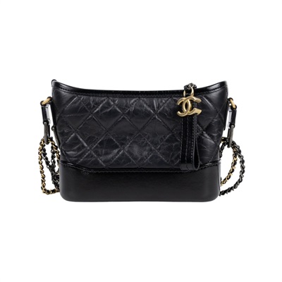 香奈兒 CHANEL 流浪包 小型 A91810 25開黑流浪包 小號 原廠盒子/防塵袋