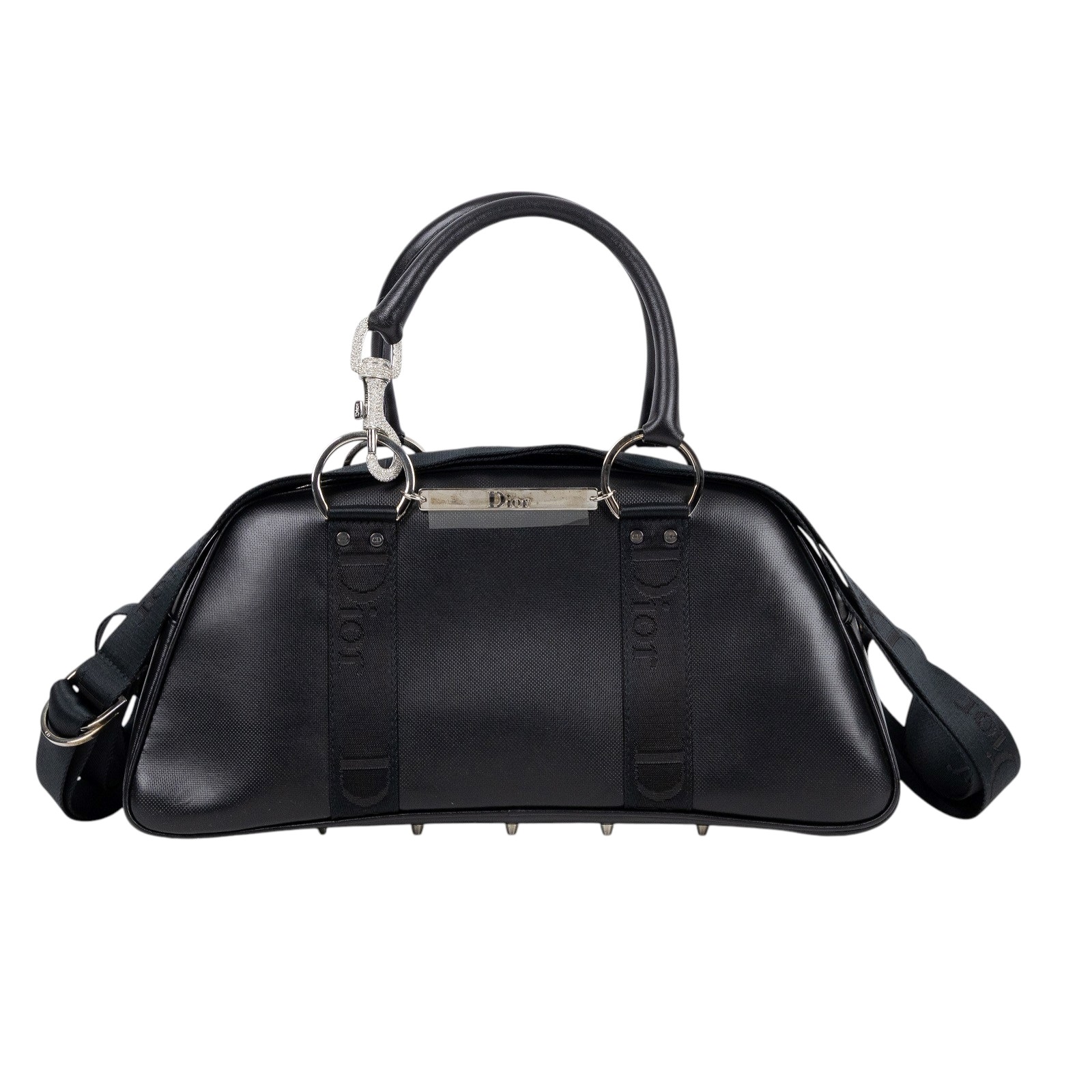 迪奧 CHRISTIAN DIOR 保齡球袋  黑保齡球包 防塵袋/保證卡/背帶