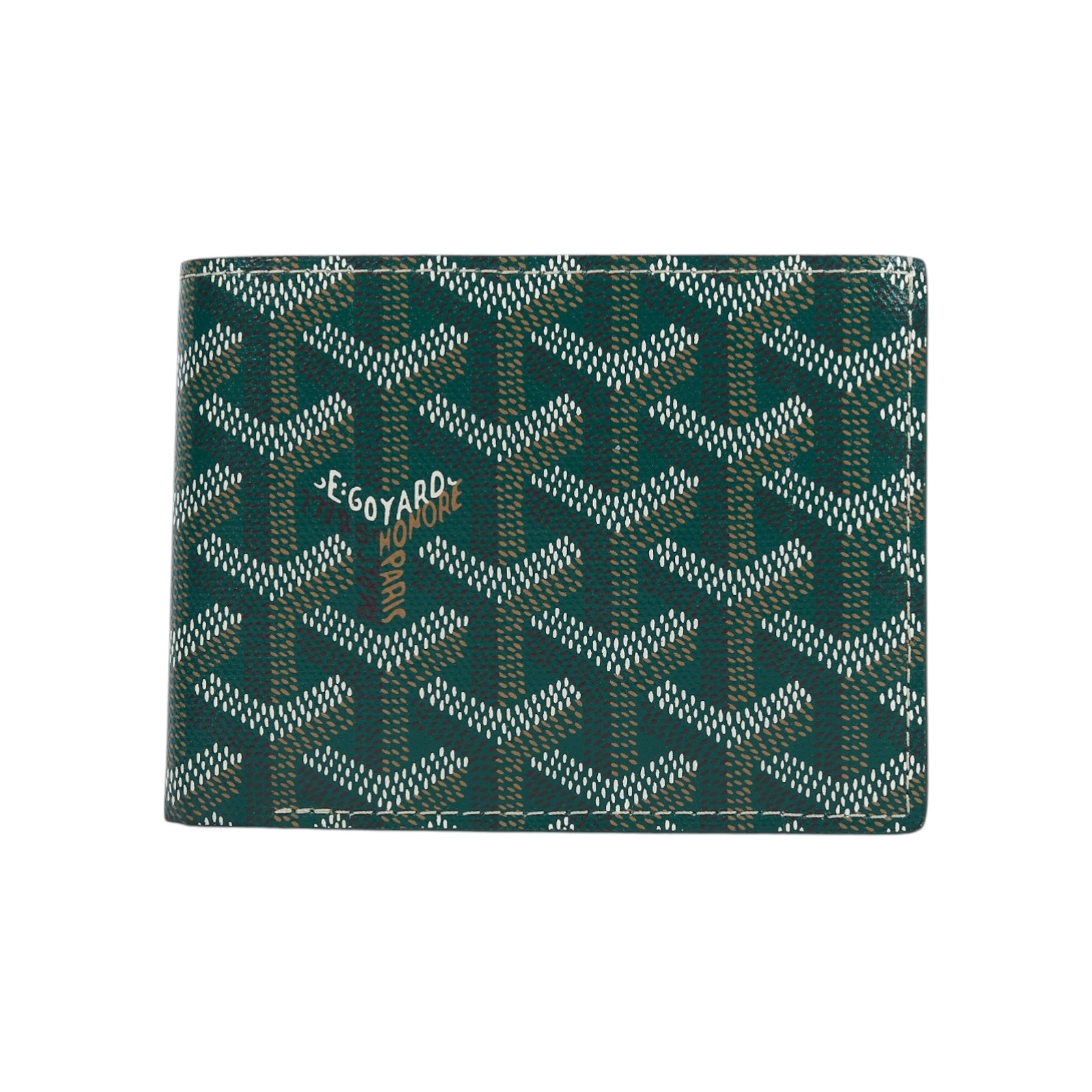 高雅德 GOYARD Victoire Wallet 錢包 短夾 VICTO8PMLTY 綠二折短夾 原廠盒子