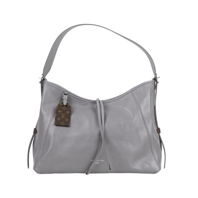 路易威登 LOUIS VUITTON CarryAll Vibe MM 手提 肩背包 2024 秋冬時裝秀 灰色 M12583 晶片款  原廠盒子/防塵袋