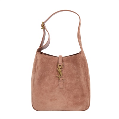 聖羅蘭 YSL SAINT LAURENT LE 5 À 7 小型 手袋 手提包 7139381U80W 粉麂皮LE 5 À 7 原廠盒子/防塵袋