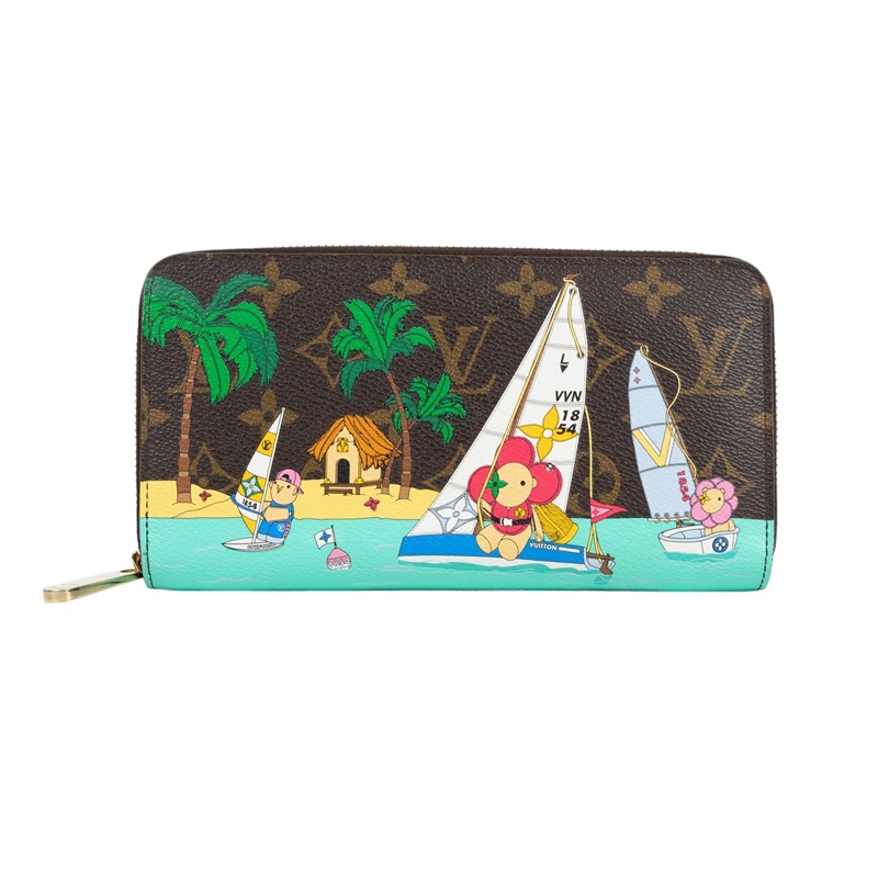 路易威登 LOUIS VUITTON LV vivienne holiday Zippy Wallet 長夾 錢包 M82839 晶片款  原廠盒子/防塵袋