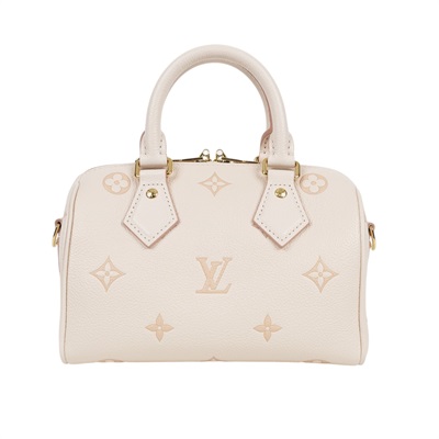 路易威登 LOUIS VUITTON Speedy Bandouliere 20 手提包 斜背包 M14291 晶片款 米白壓紋SPEEDY20 防塵袋/背帶