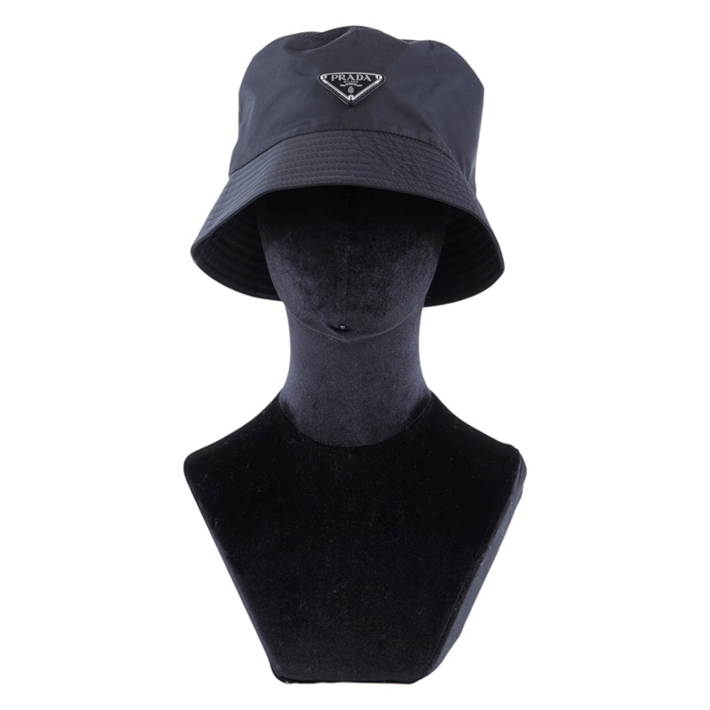 普拉達 PRADA Re-Nylon 漁夫帽 2HC137_2DMI_M 黑漁夫帽#M 防塵袋