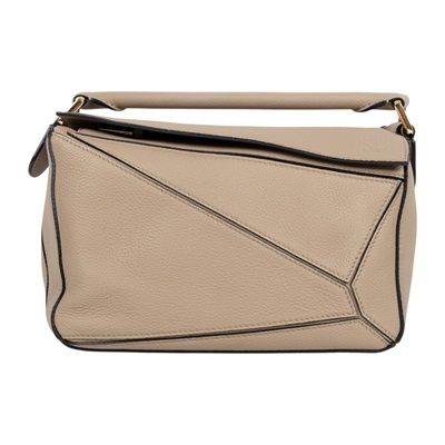 羅意威 LOEWE Small Puzzle bag 肩背 斜背包 A510P60X30 米灰PUZZLE SMALL 防塵袋/背帶