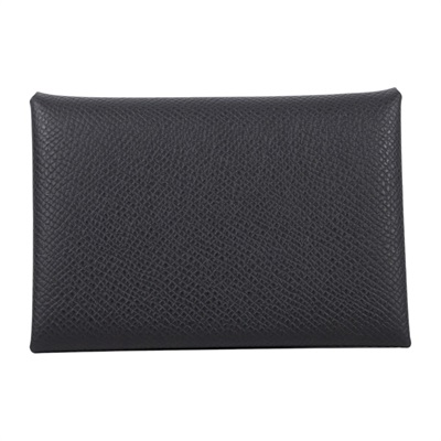 愛馬仕 Hermes Calvi Duo 卡包 CALD G刻 黑CALVI DUO 原廠盒子
