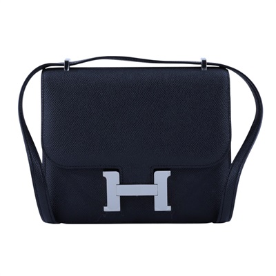 愛馬仕 Hermes Constance Bag 康康包 MIni 18 CN18 K CTT118 CS K刻黑銀CONSTANCE18 防塵袋/鏡子
